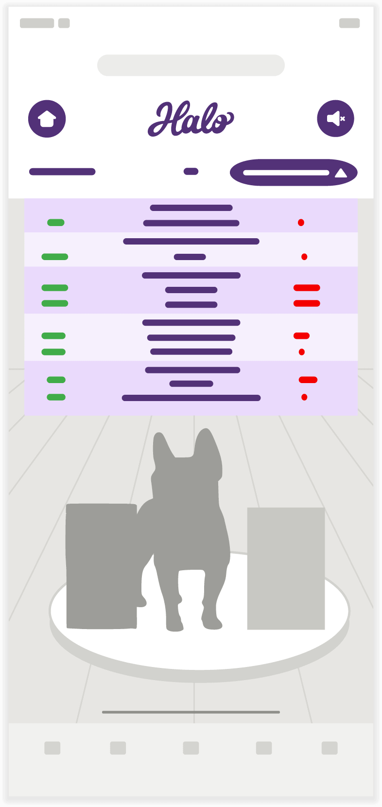 Halo Elevate wireframe – Compare brands