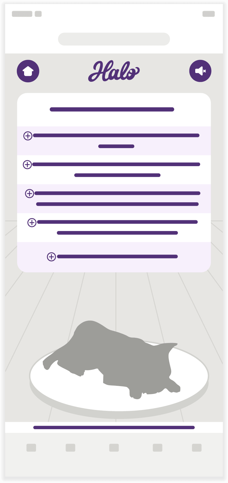 Halo Elevate wireframe – FAQ