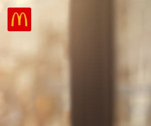 McDonald's Breakfast digital display 300x250 frame 1