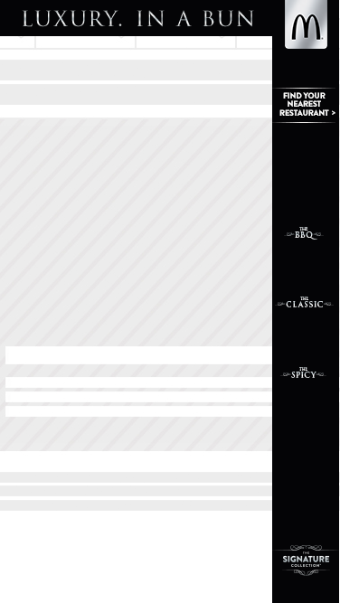 McDonald’s Signature Collection takeover skin – smartphone