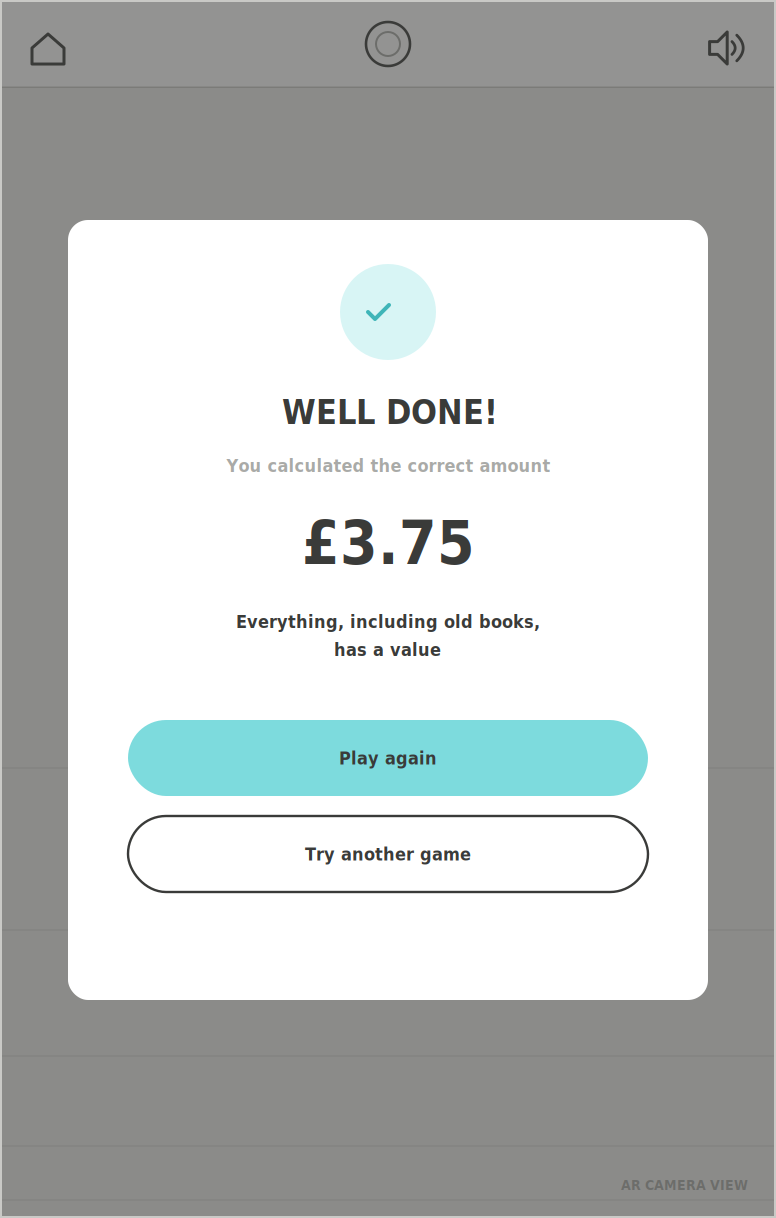 NatWest MoneySense wireframe – Book Sale Challenge – Well done!