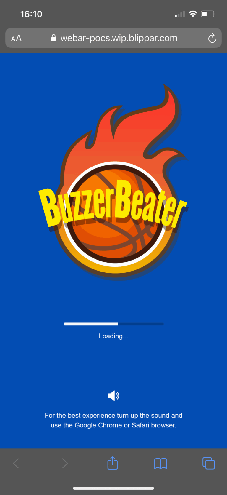 Hoop Heroes screen – logo