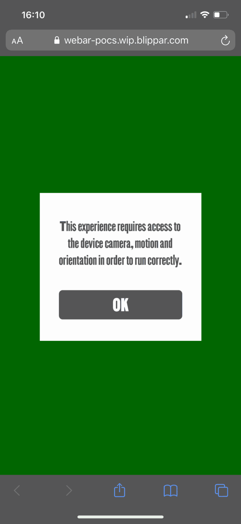 Soccer Scramble screen – exp prompt
