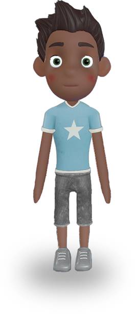 Soccer Scramble 3D player character 1