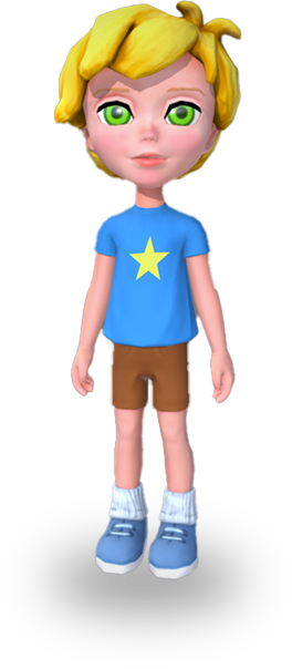 Soccer Scramble 3D player character 2