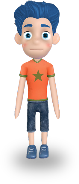 Soccer Scramble 3D player character 3