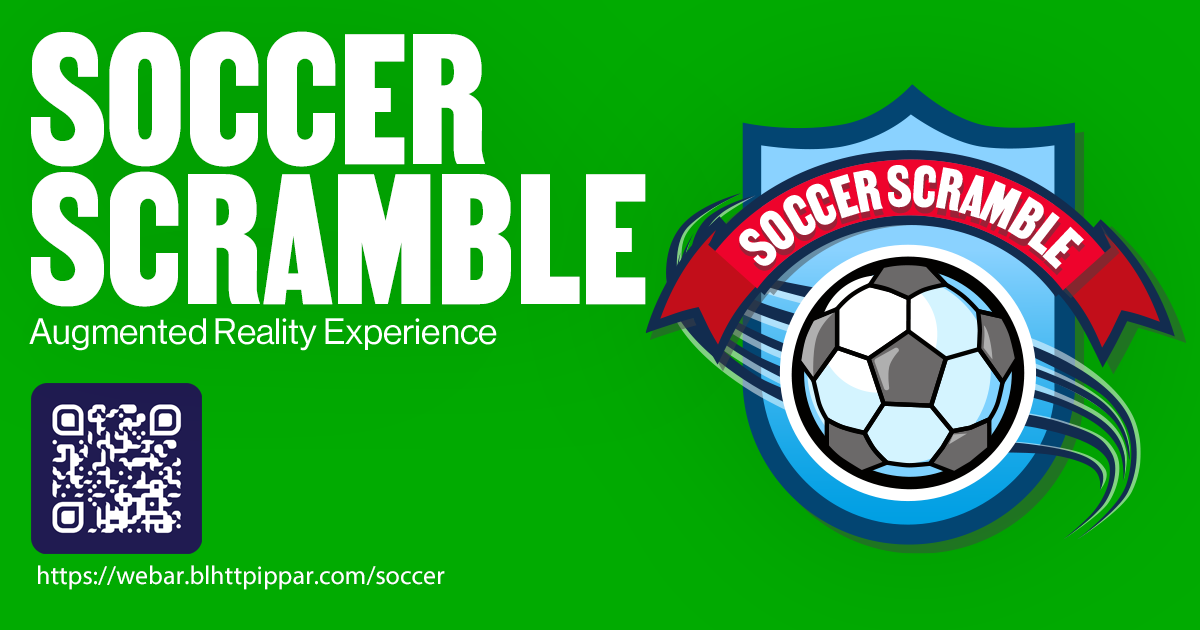 Soccer Scramble social media card