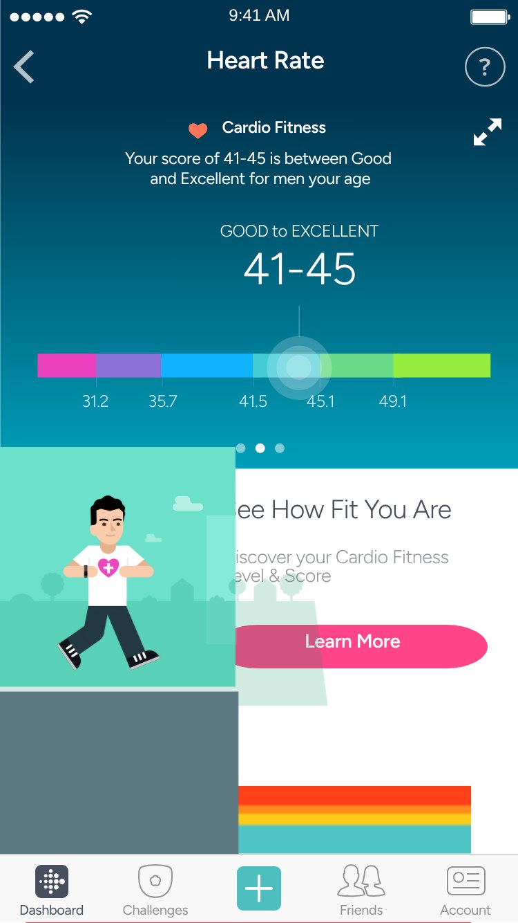 Fitbit app – Heart rate