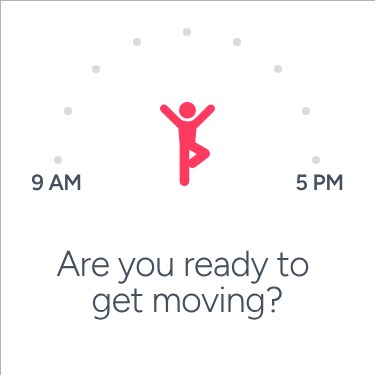 Fitbit app – Hourly activity