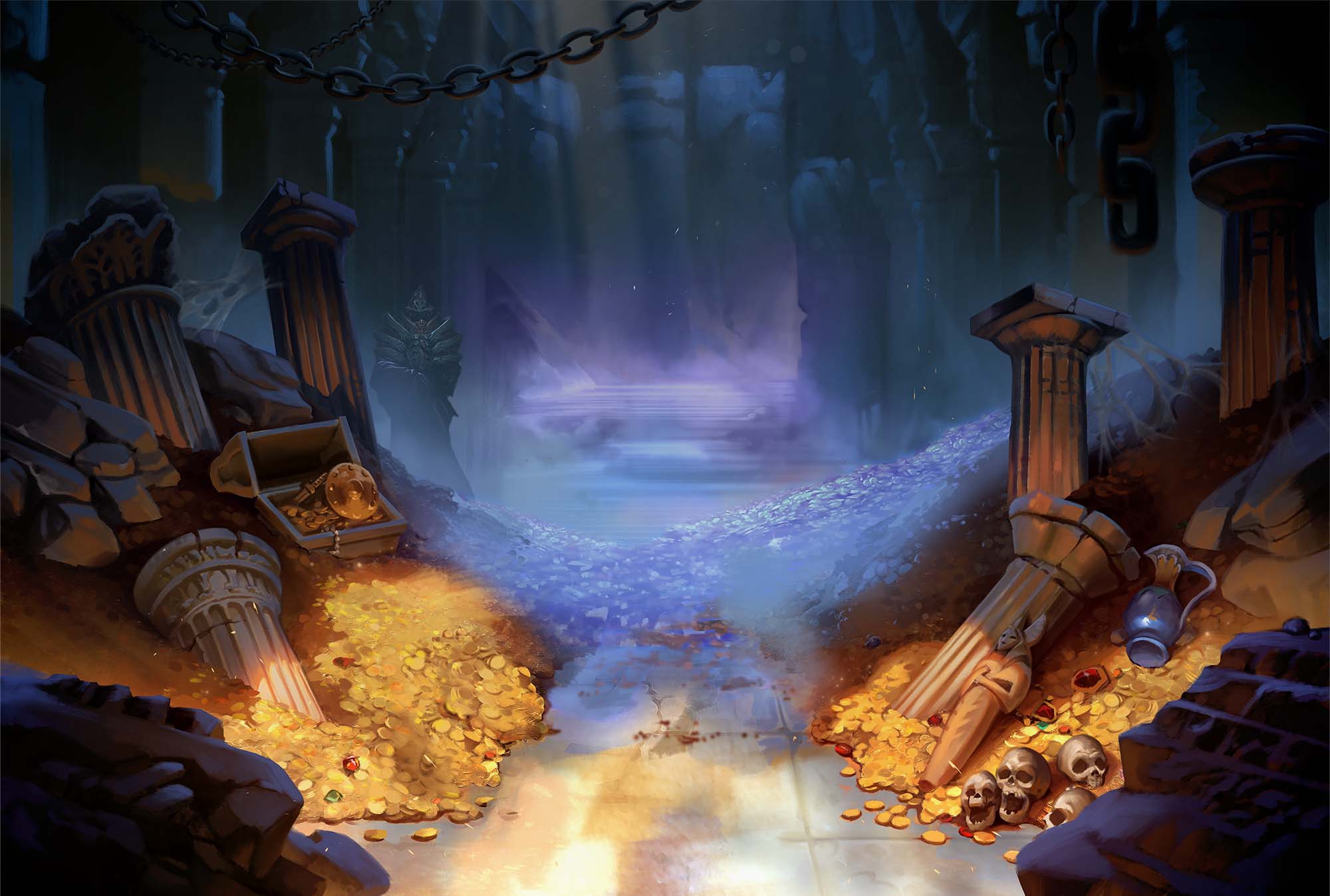 RuneScape treasure vault key art